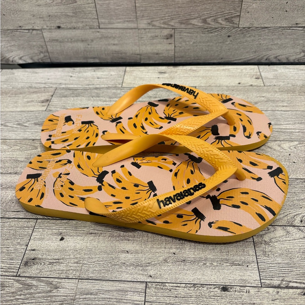 Havaianas Yellow Banana Flip Flops